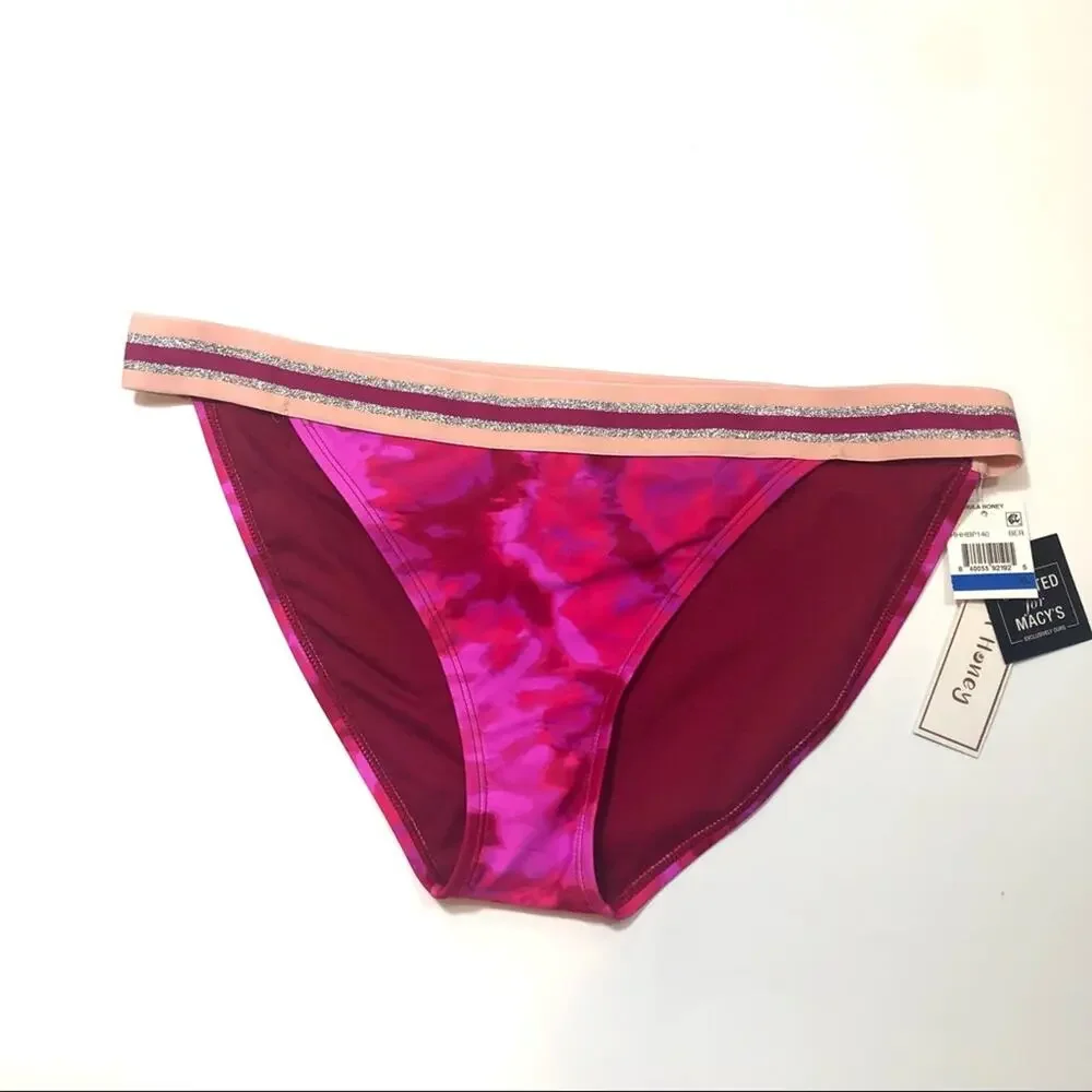 Hula Honey BERRY TIE-DYE Hana Bikini Swim Bottom